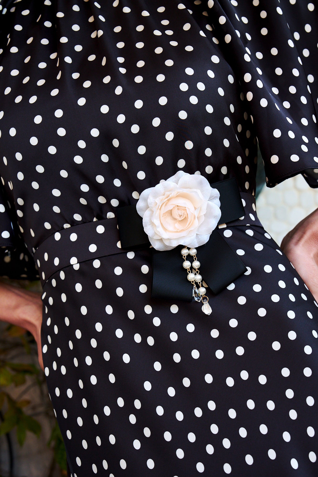 Brooch/passer Carmen Pearls