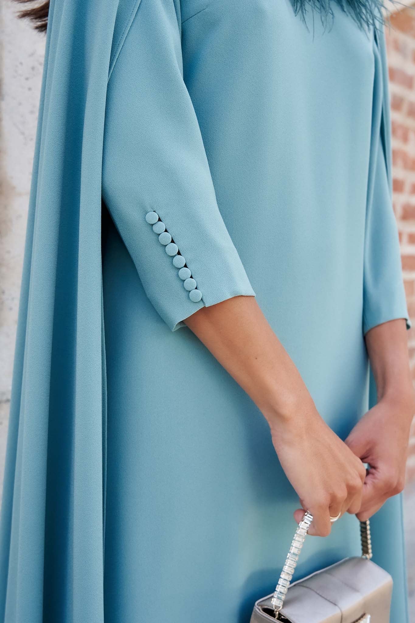 Nancy midi dress with sleeves XS OUTLET