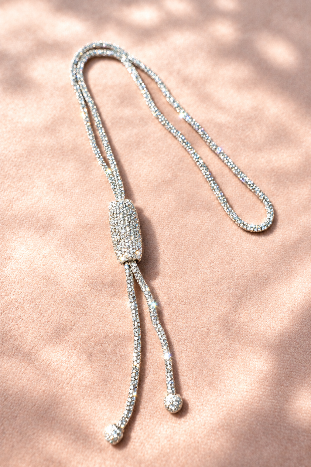 Collar tubo strass
