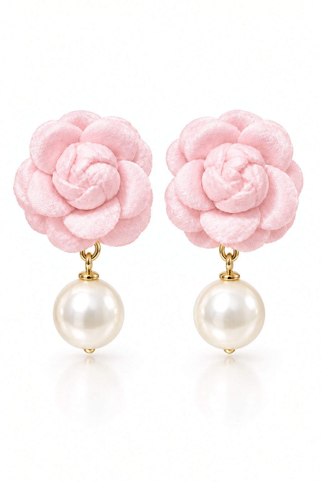 Camelia pearl earrings
