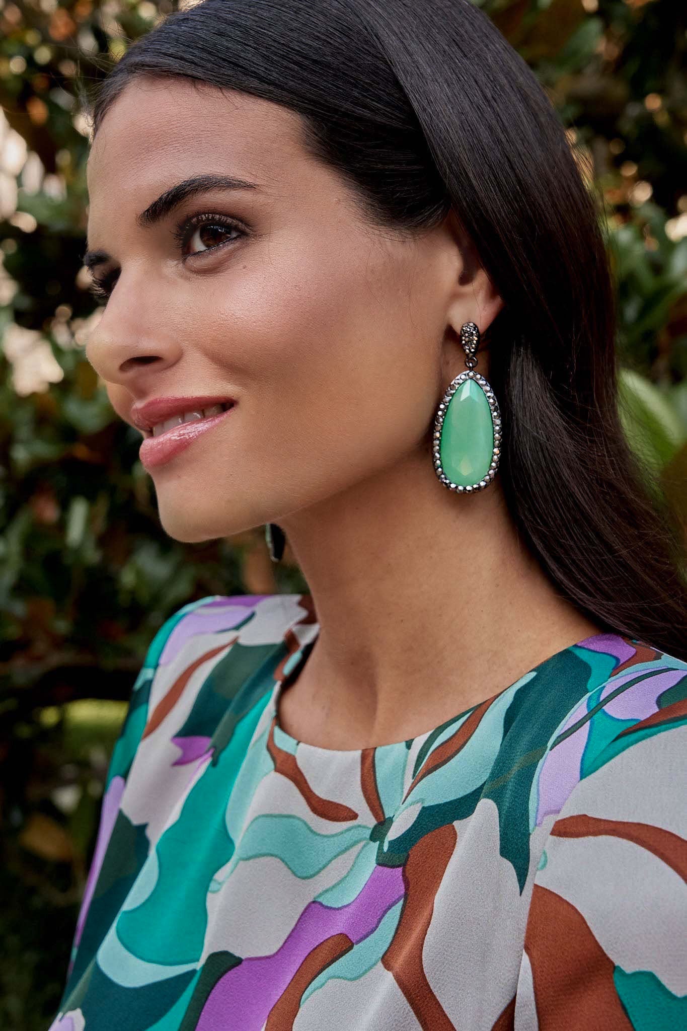 Pendientes Ágata jade