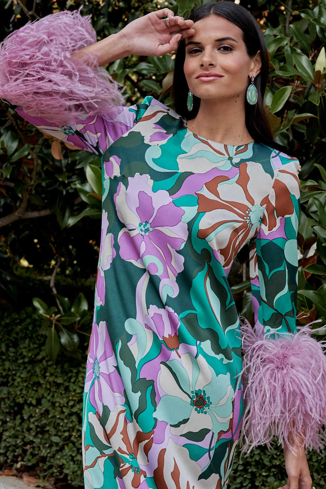 Túnica Posidonia plumas