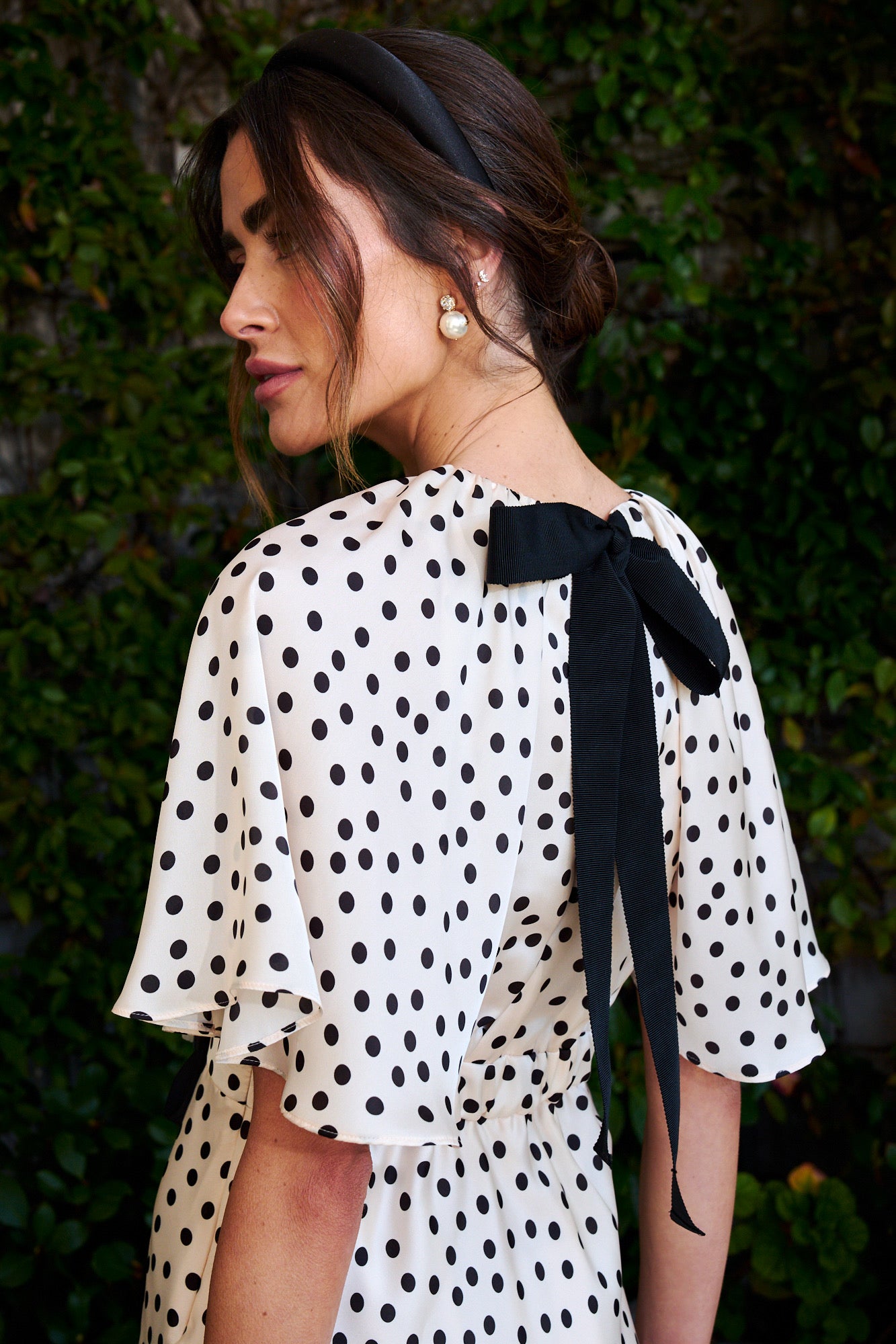 Vestido Carmen midi crudo