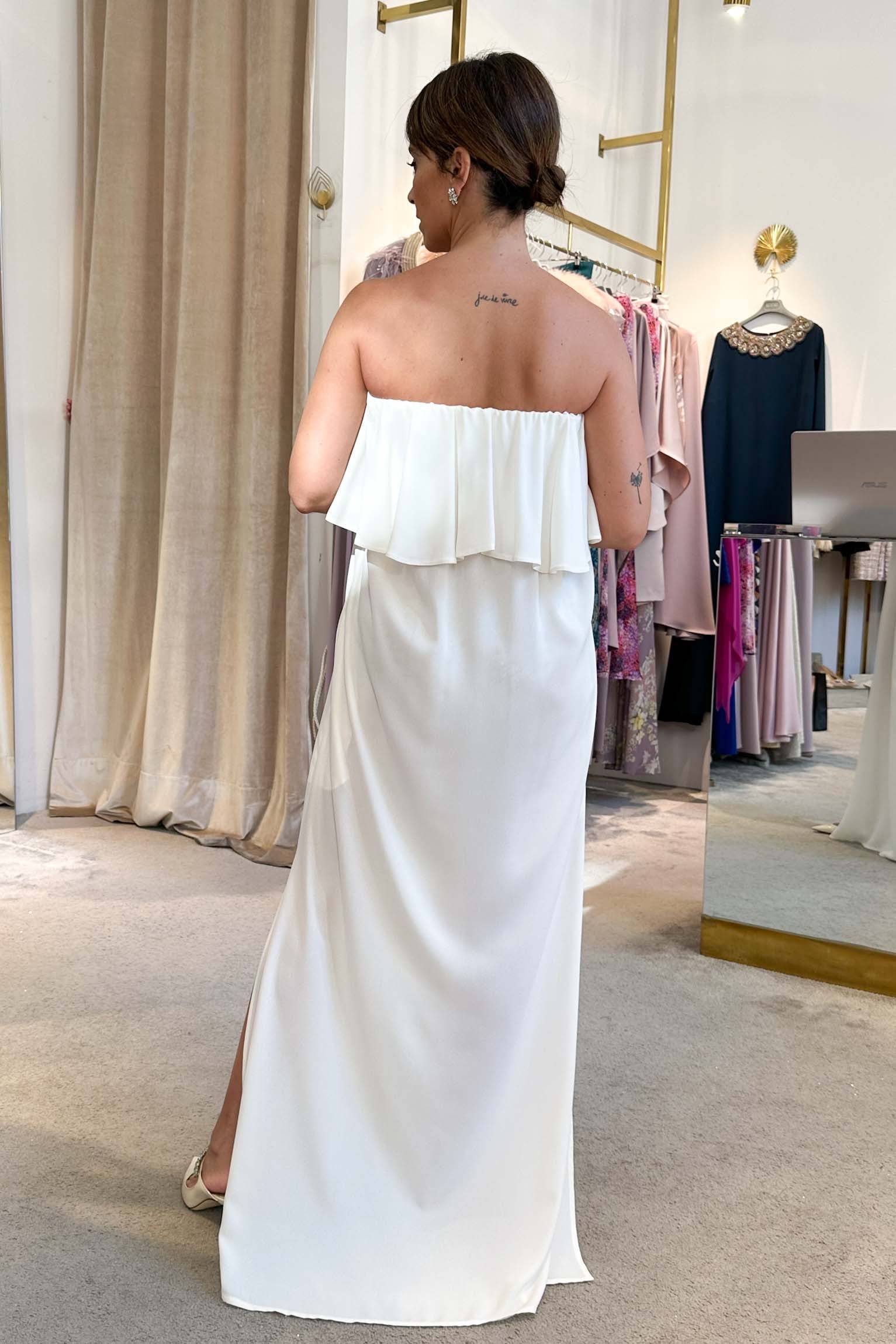 Vestido playa volante OUTLET