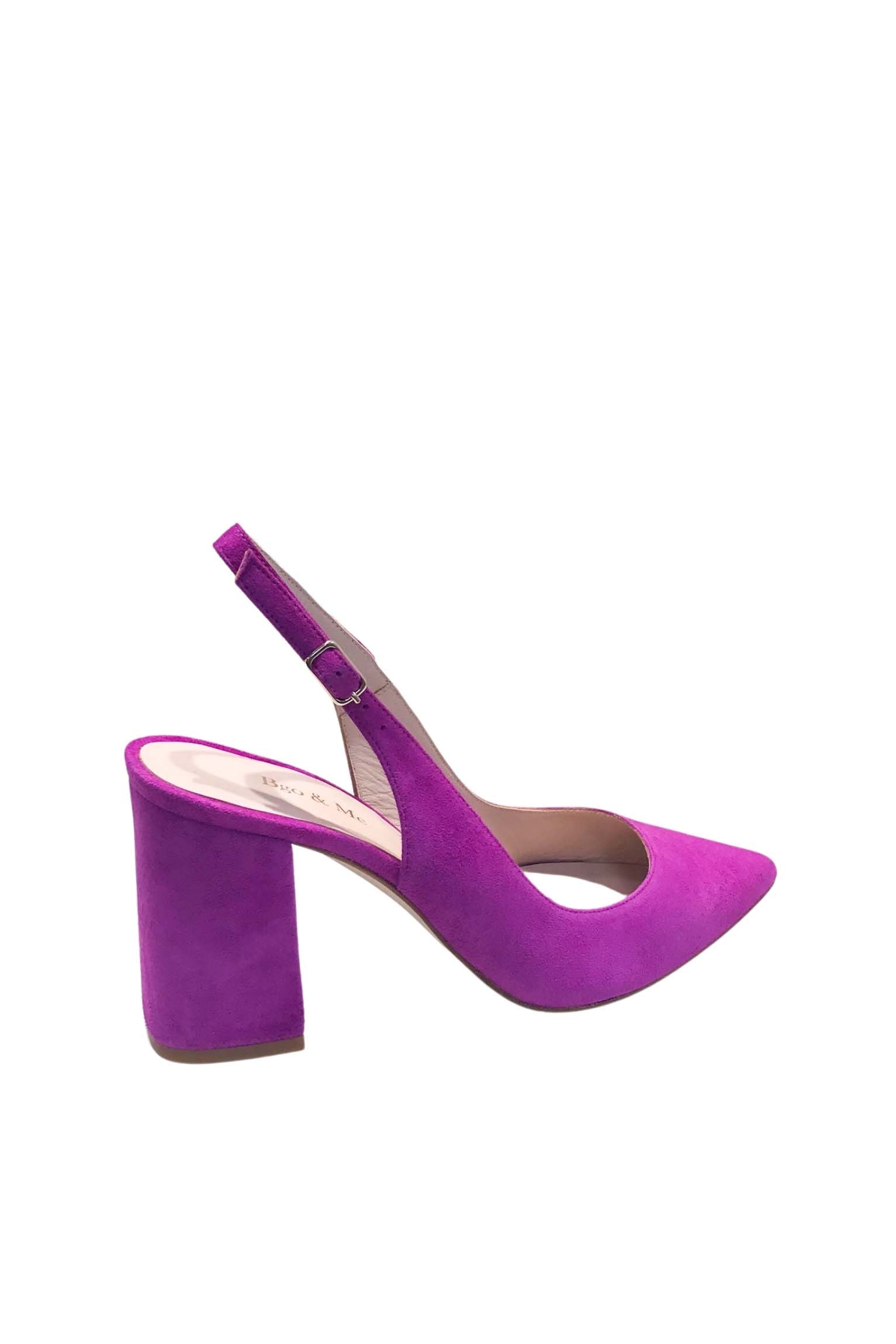 Zapatos destalonados tacón cuadrado OUTLET