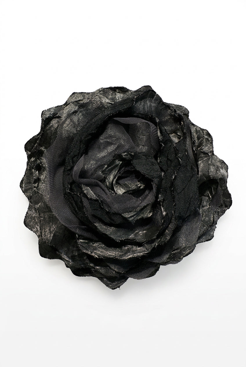 Tulle flower brooch/hair clip OUTLET