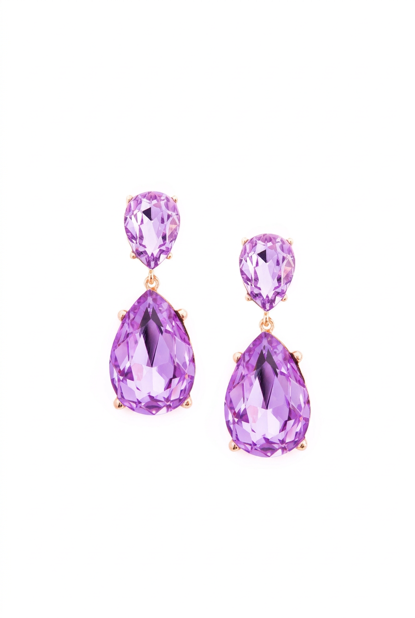 Pendientes Angelina lila OUTLET