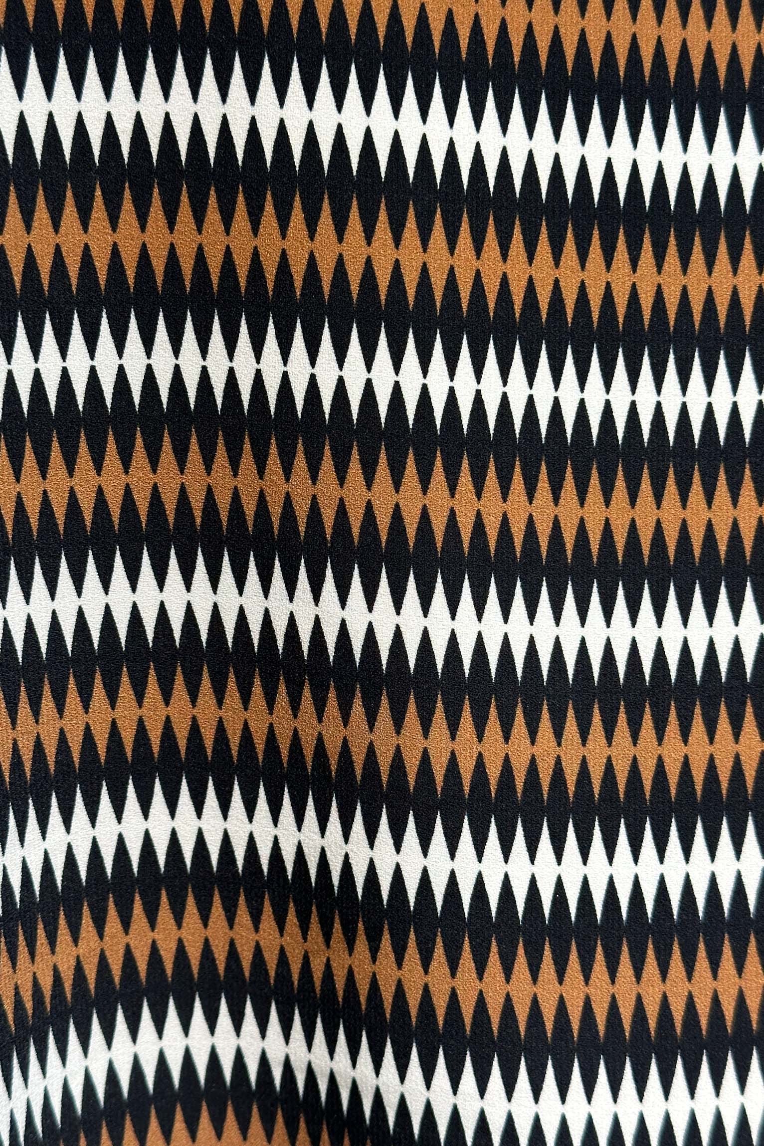 Striped top with bow