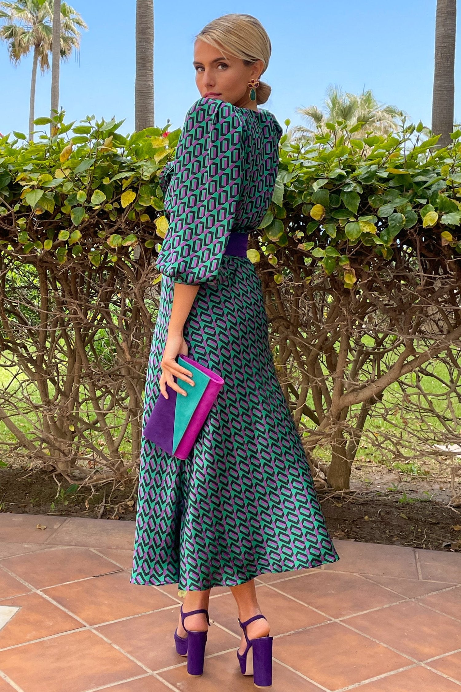 Vestido Málaga mangas