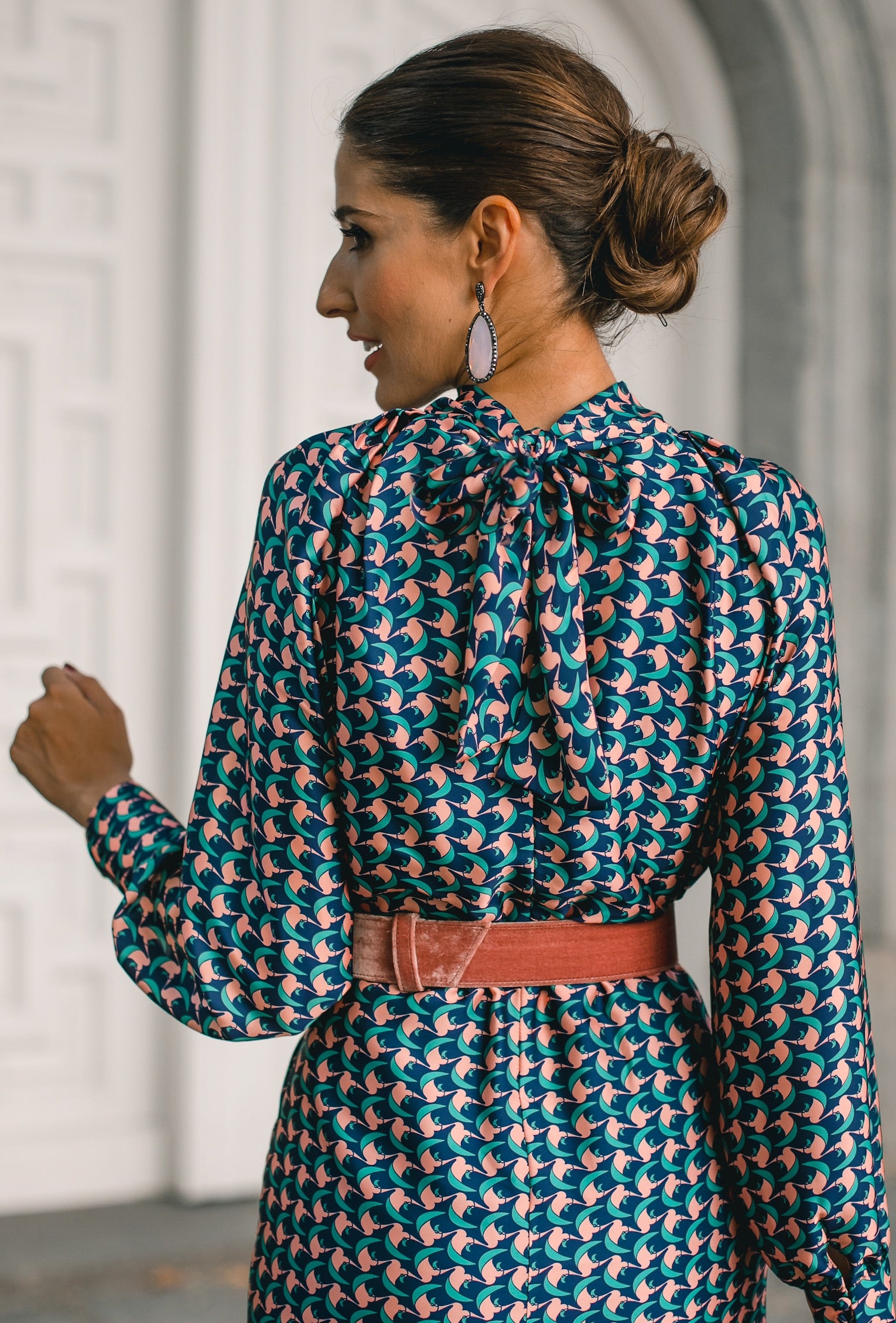 Velvet jewel belt OUTLET