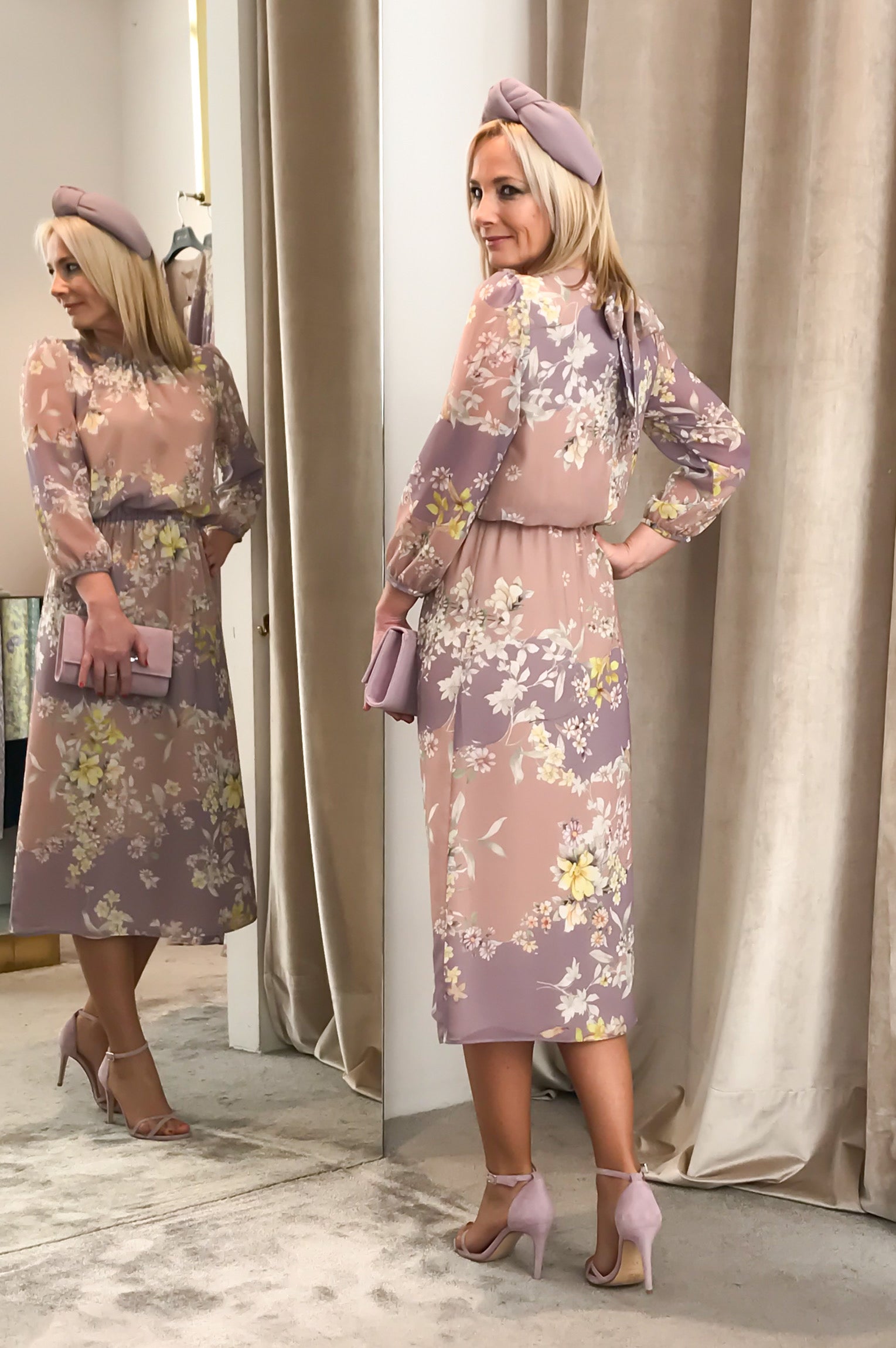 Vestido Limoges midi OUTLET