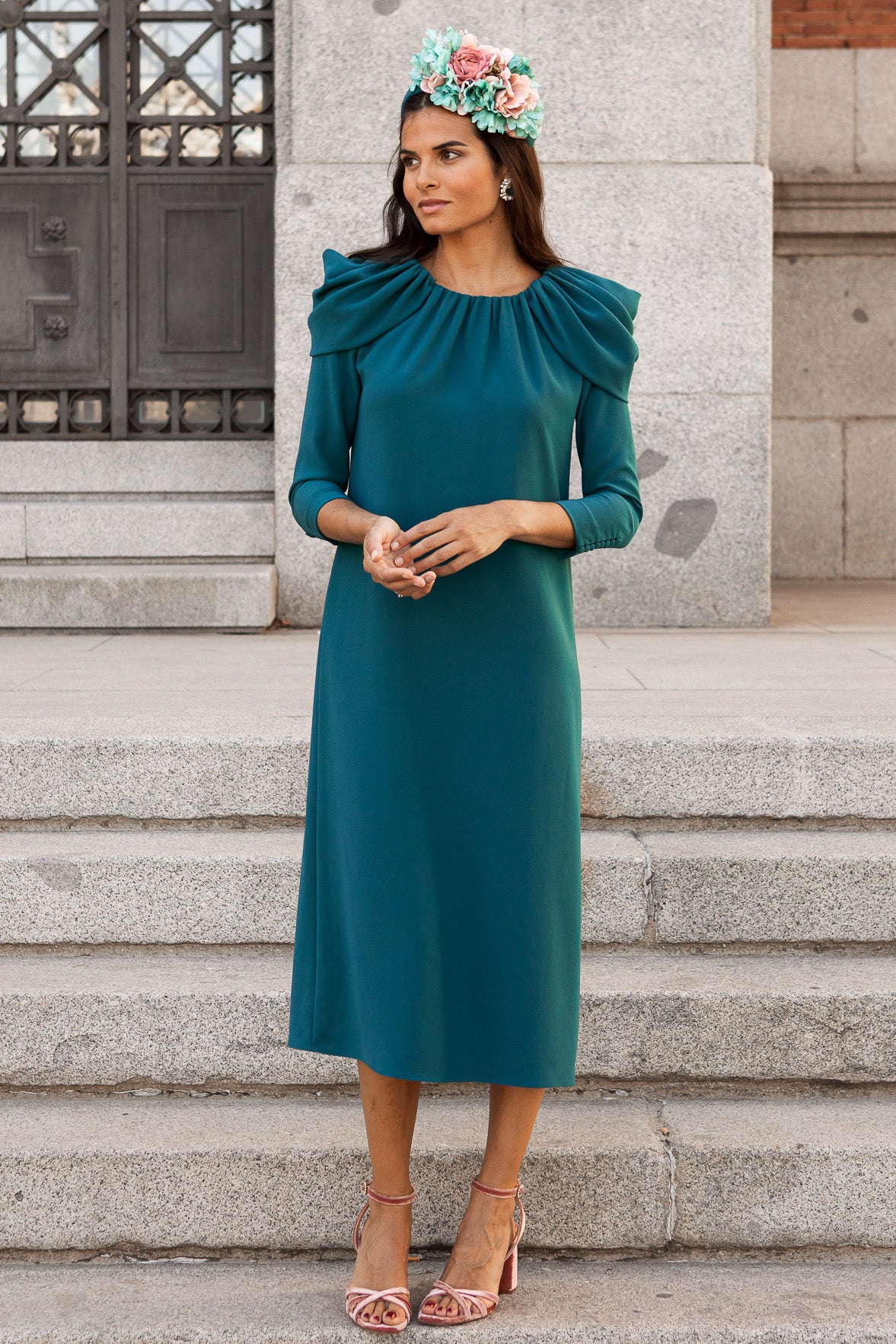 Túnica Corina midi mangas OUTLET