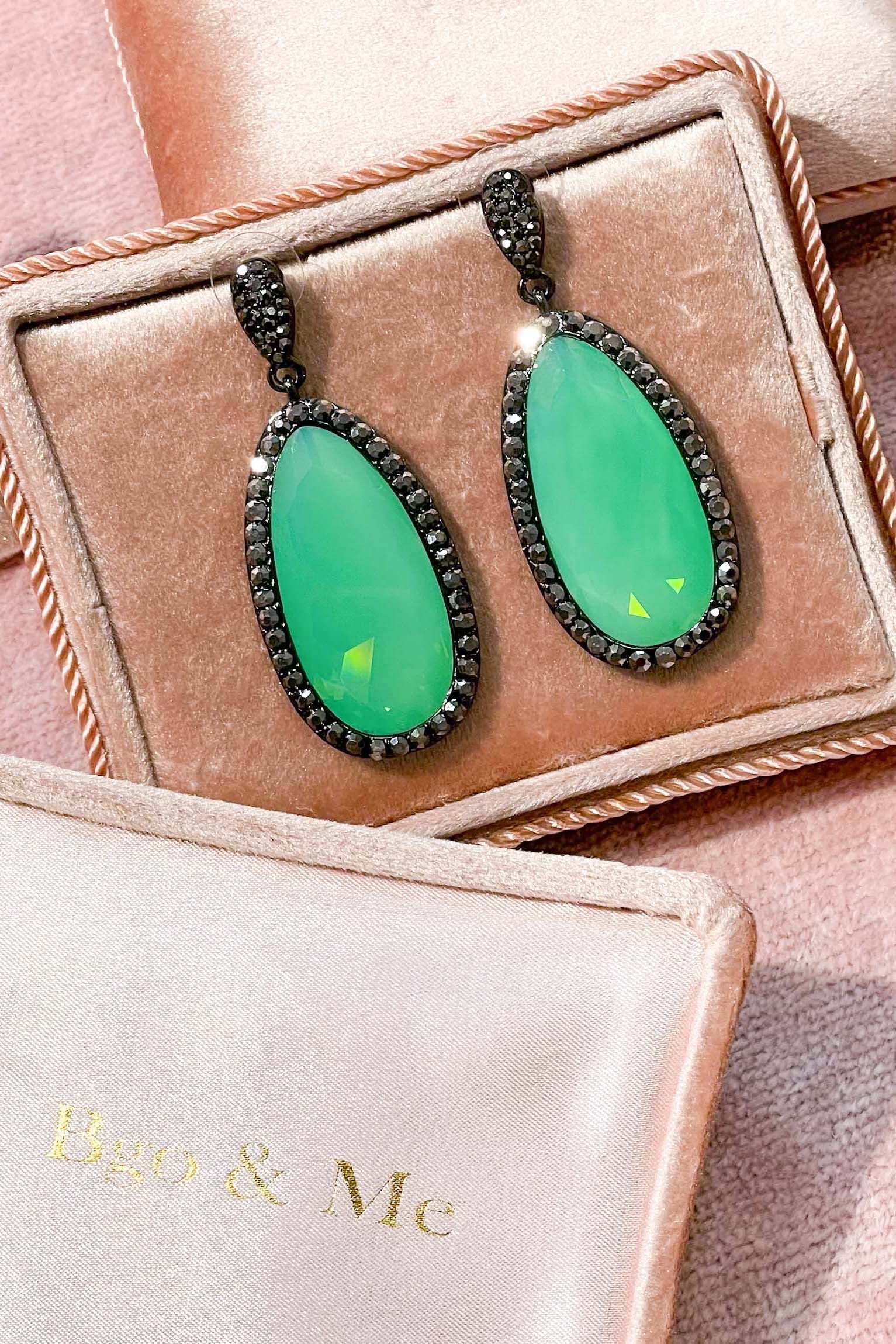Pendientes Ágata jade OUTLET