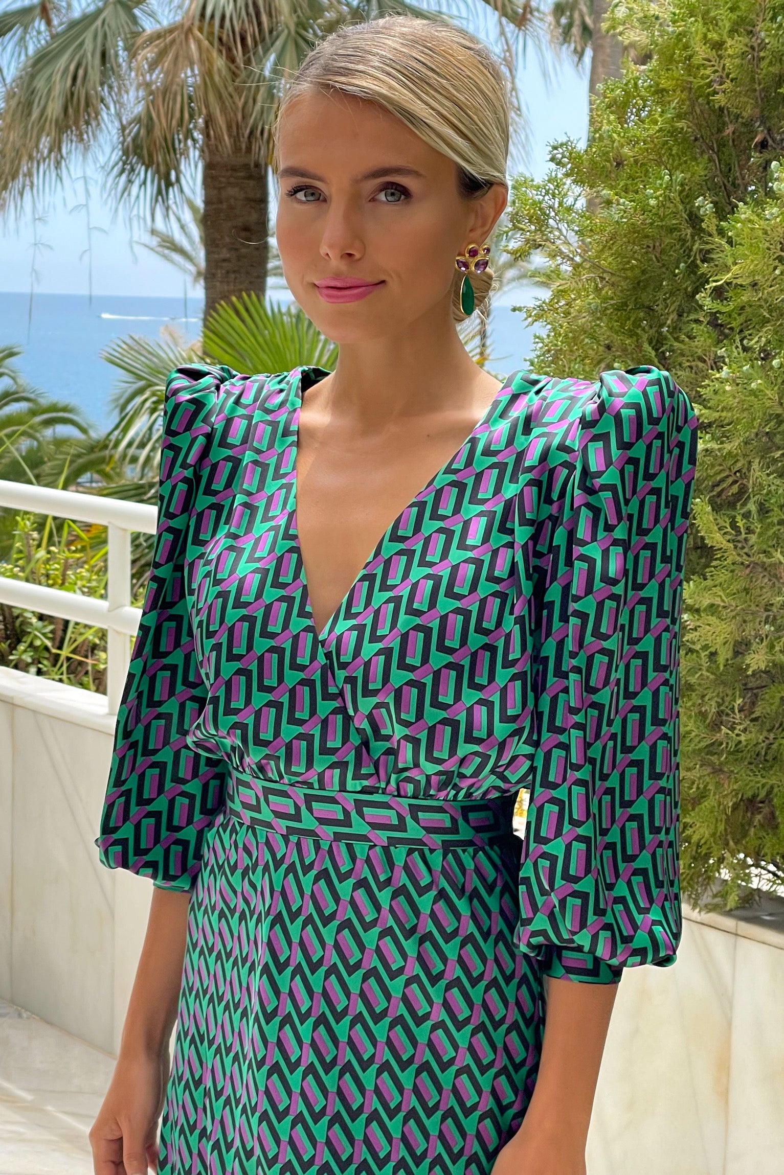Vestido Málaga mangas