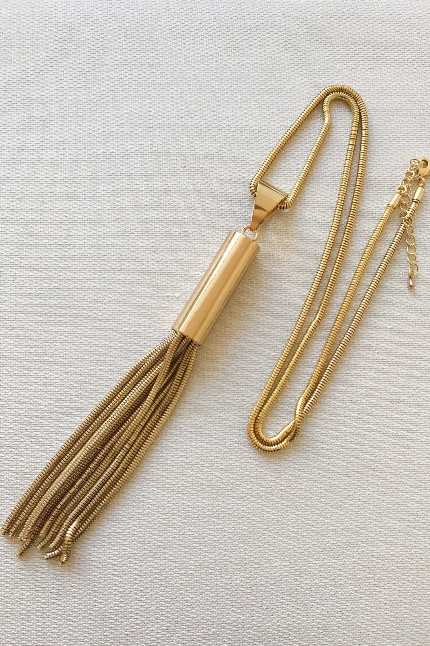 Collar Tubo dorado OUTLET