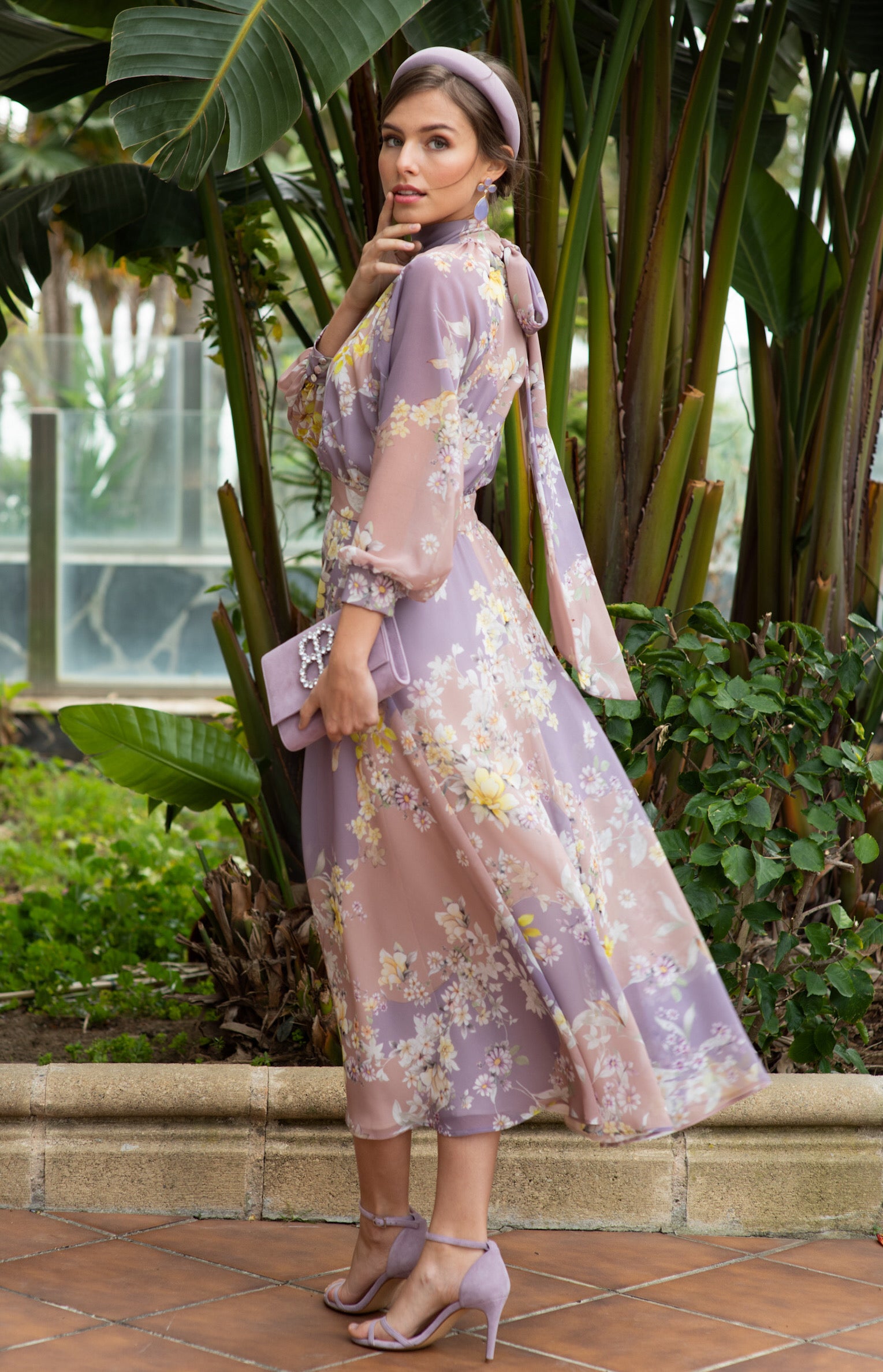 Limoges halter midi dress