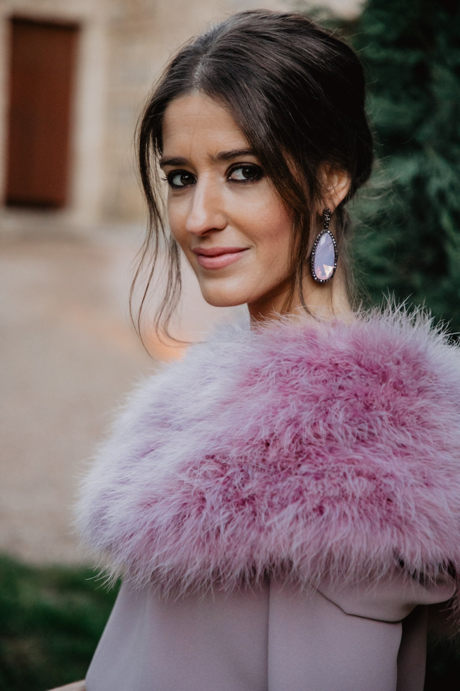 Pendientes Ágata amatista