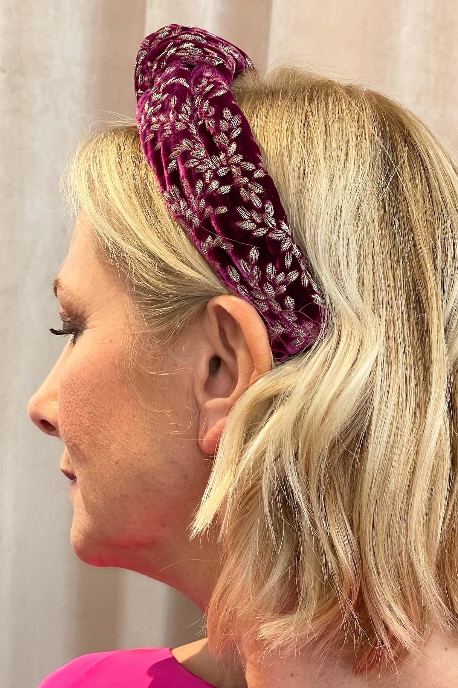 Terciopelo bordado Manila verde