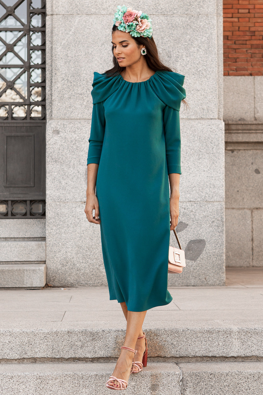 Túnica Corina midi mangas OUTLET