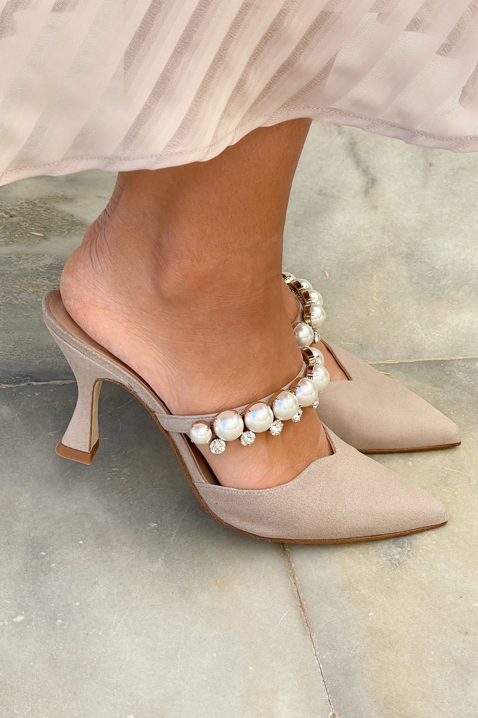 Stiletto Perla alto OUTLET