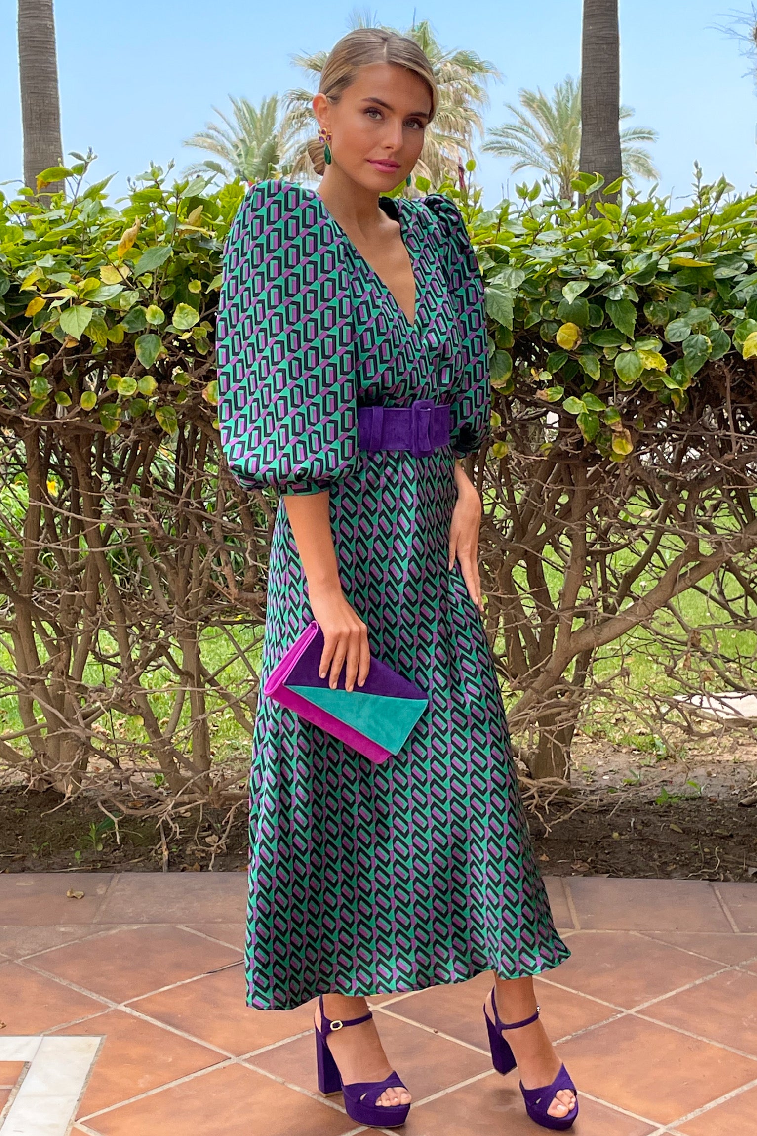 Vestido Málaga mangas