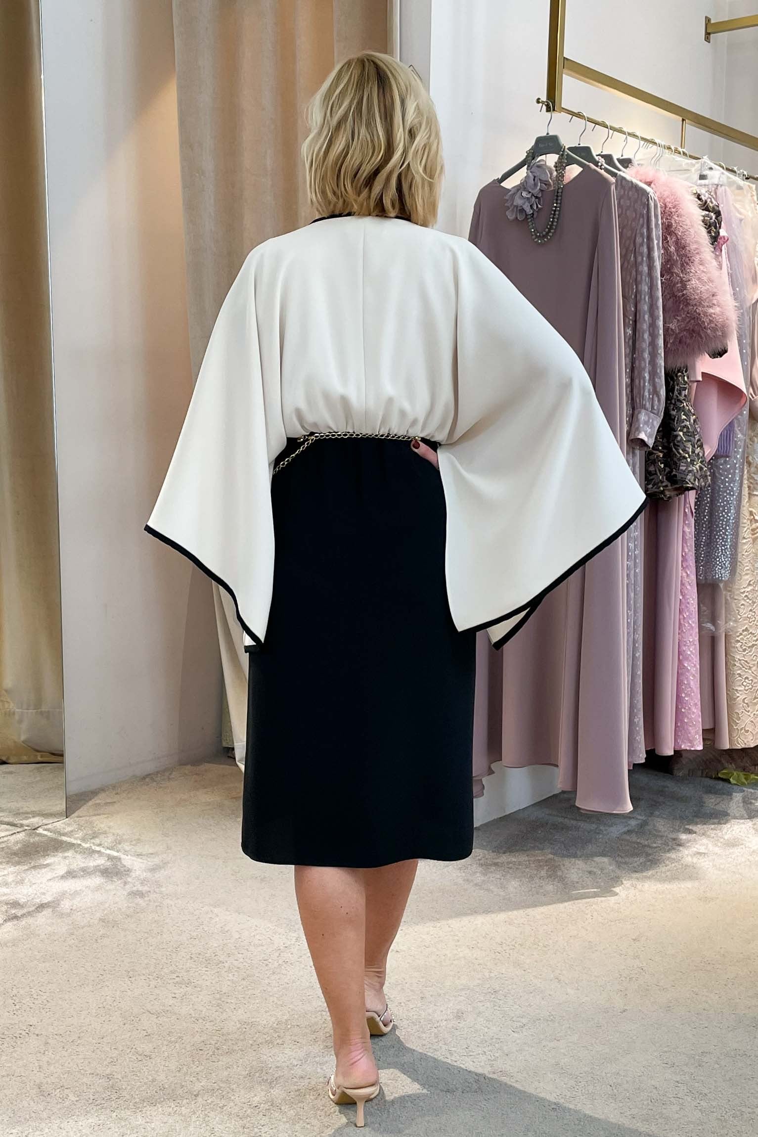 Vestido Atina bicolor