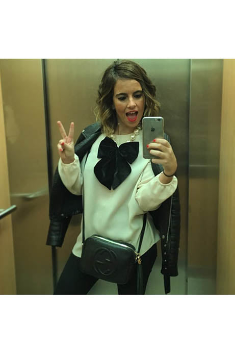 Collar Coco Lazo velvet OUTLET