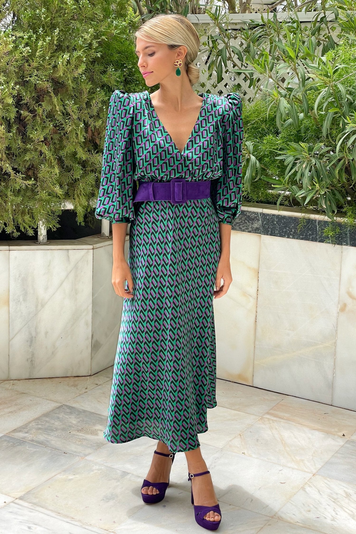 Vestido Málaga mangas