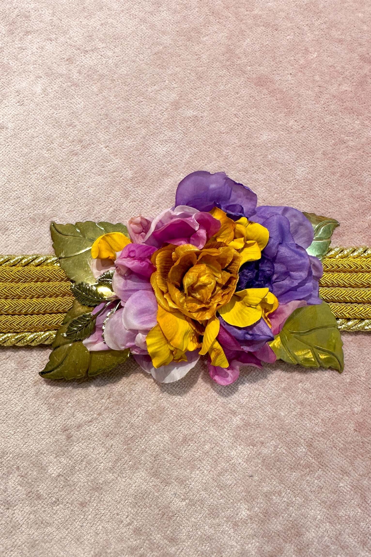 Cinturón flores hoja OUTLET