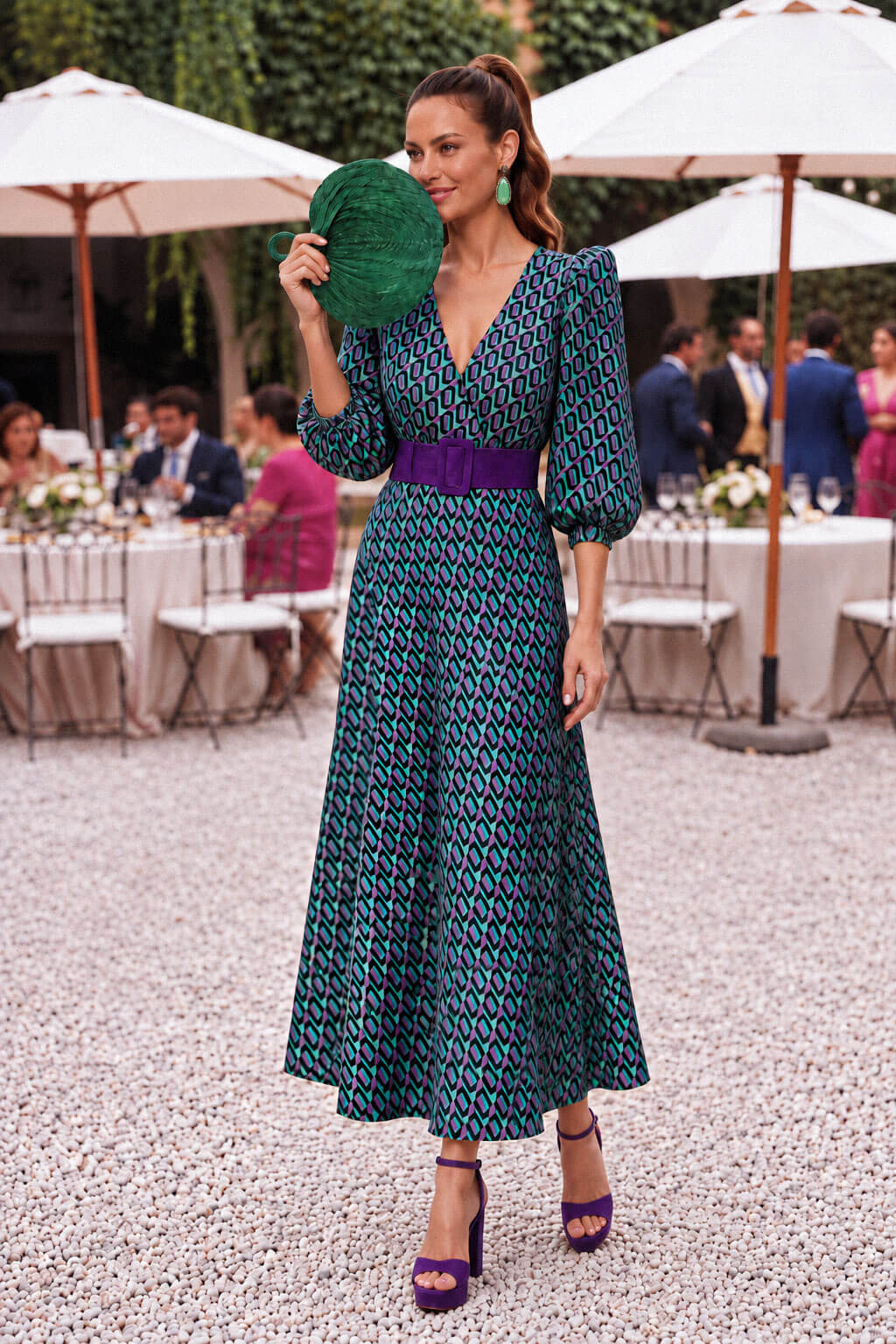 Vestido Málaga mangas