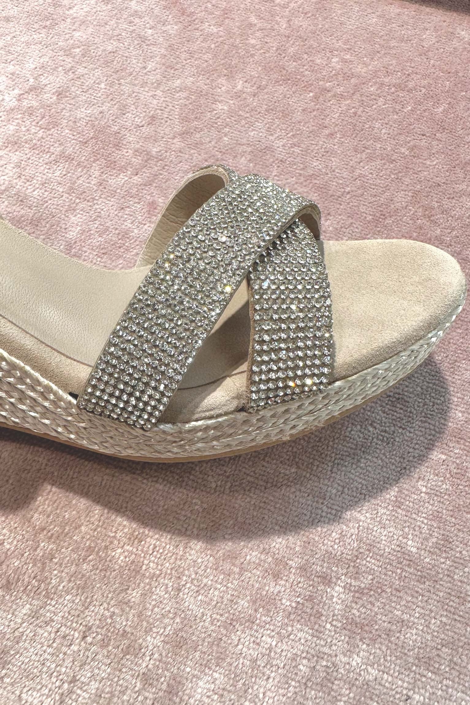 Alpargatas tiras Strass midi OUTLET