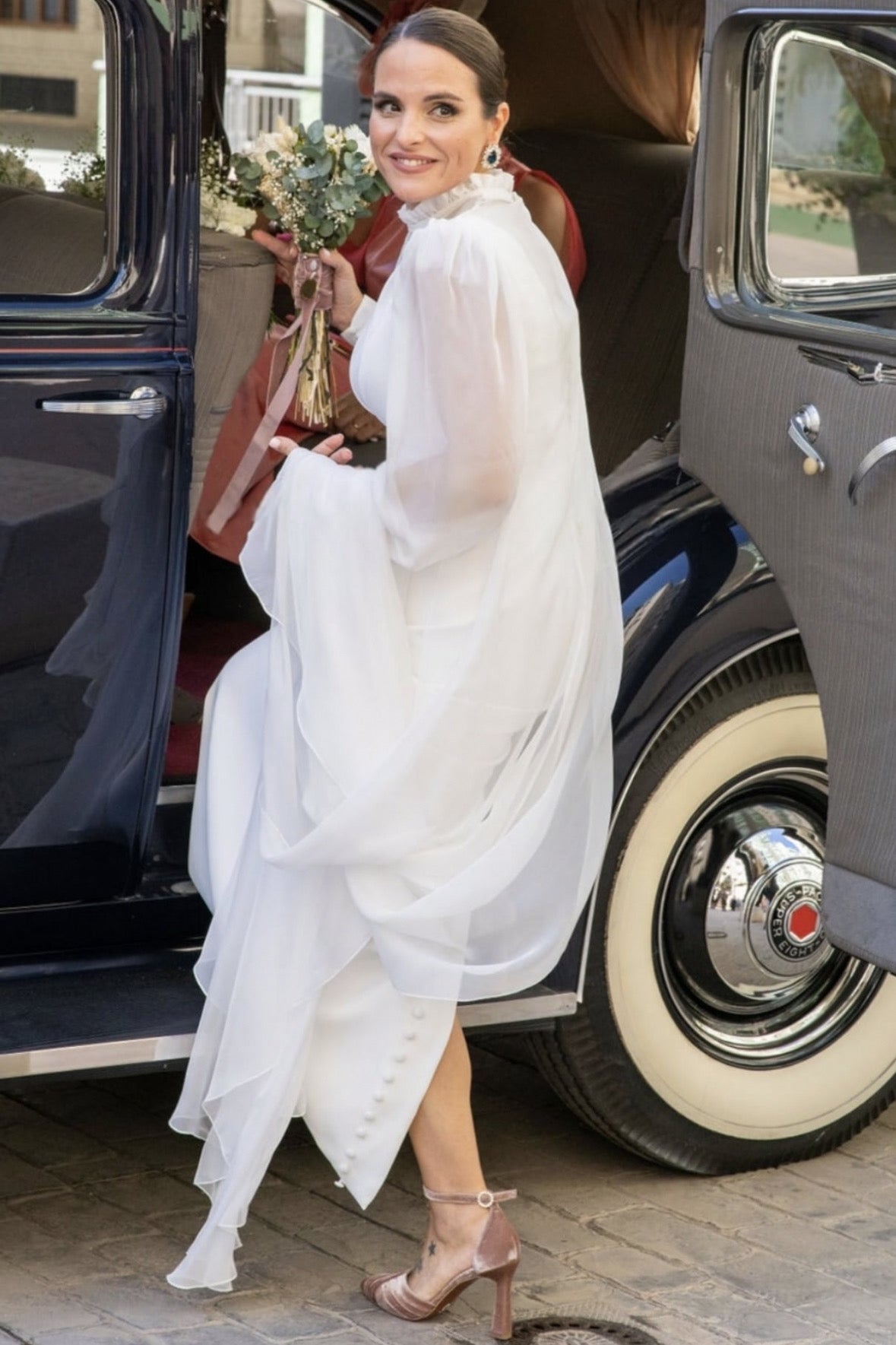 Pendientes Dormilona zafiro