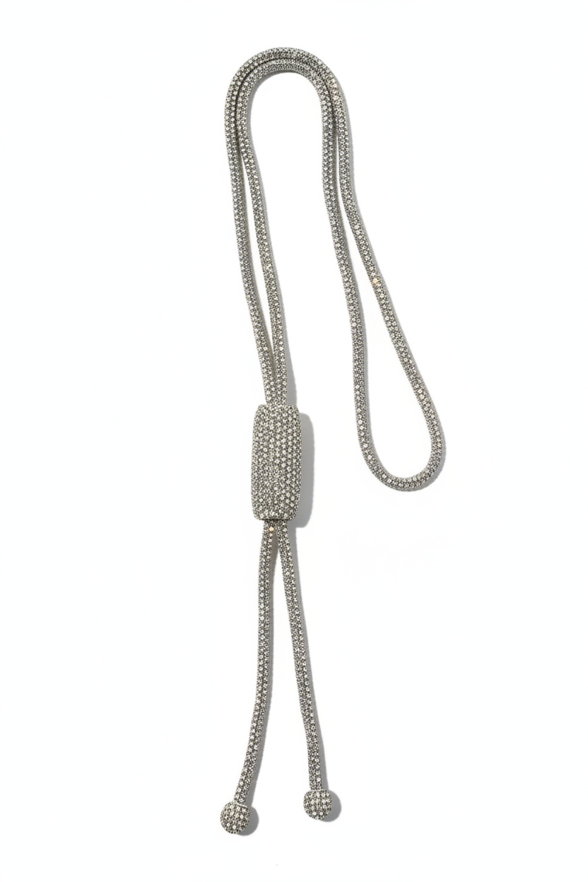 Collar tubo strass