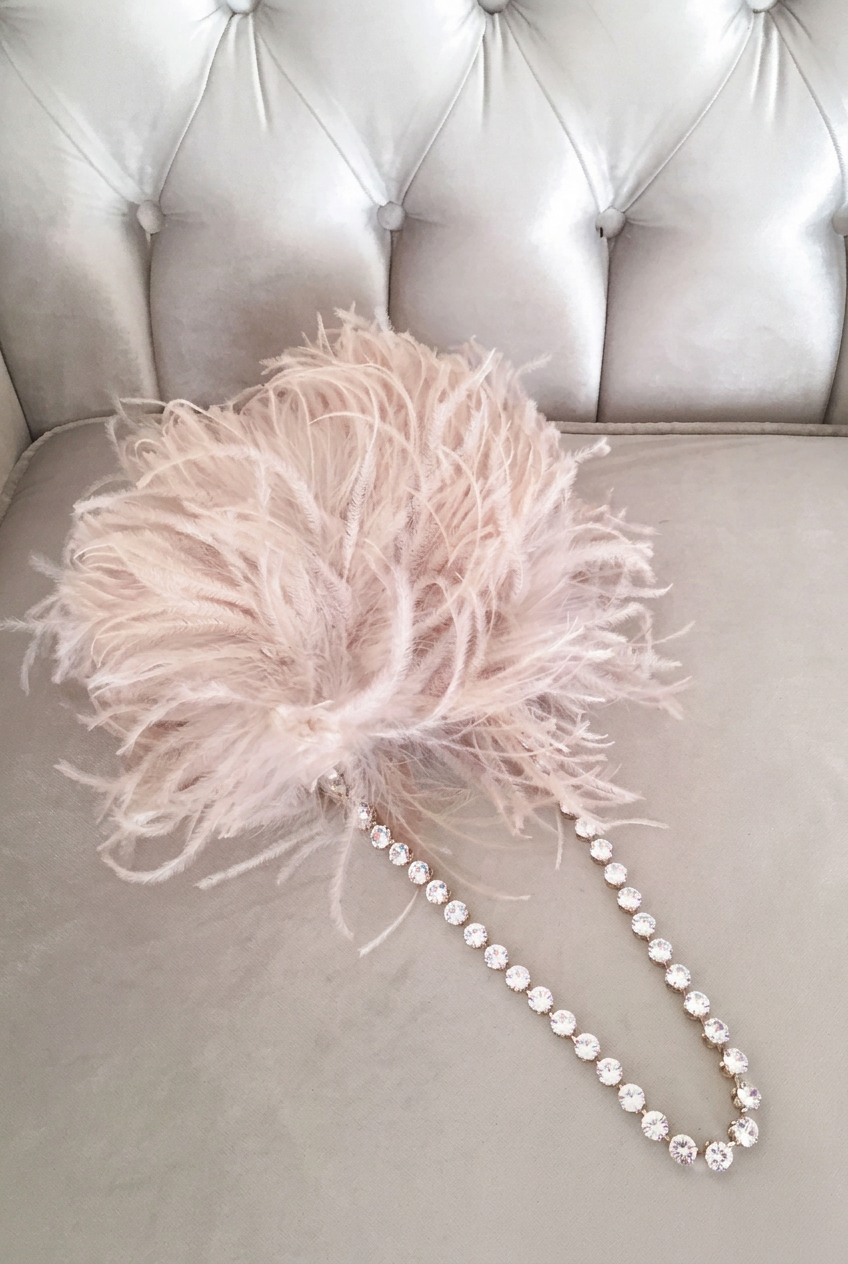 Bolsito plumas joya