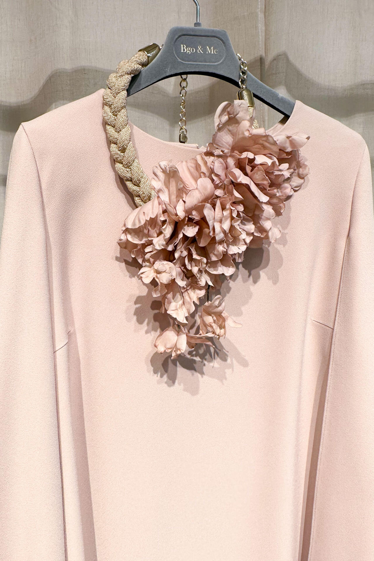 Collar peonías Misty Rose OUTLET