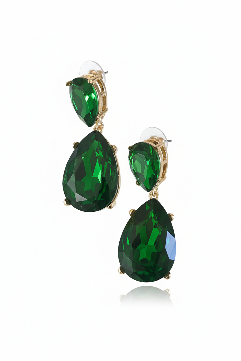 Pendientes Angelina esmeralda