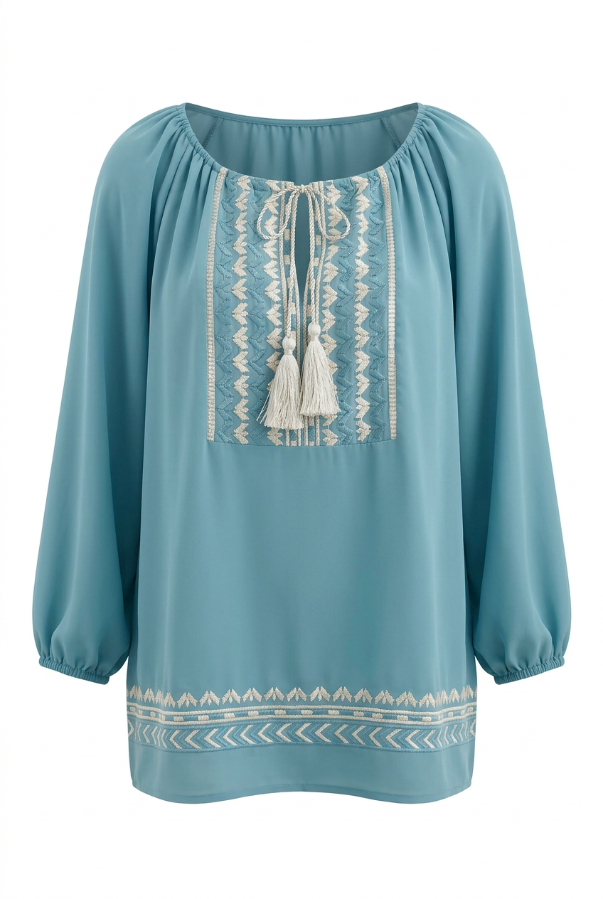 Blusa bordada OUTLET