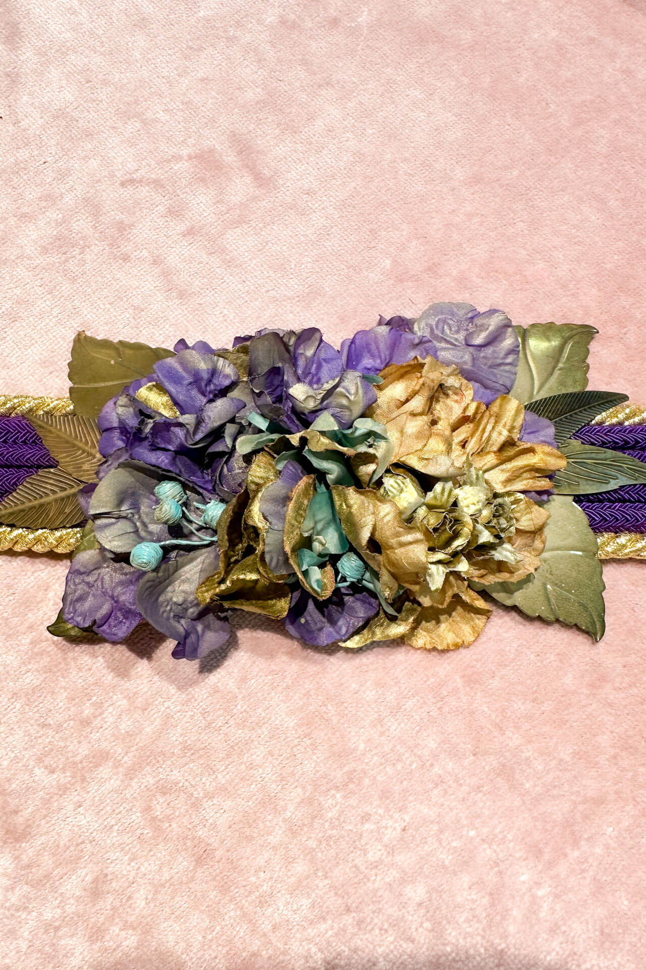 Cinturón flores hoja OUTLET