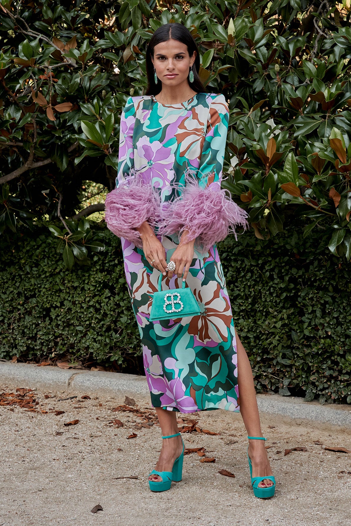 Túnica Posidonia plumas