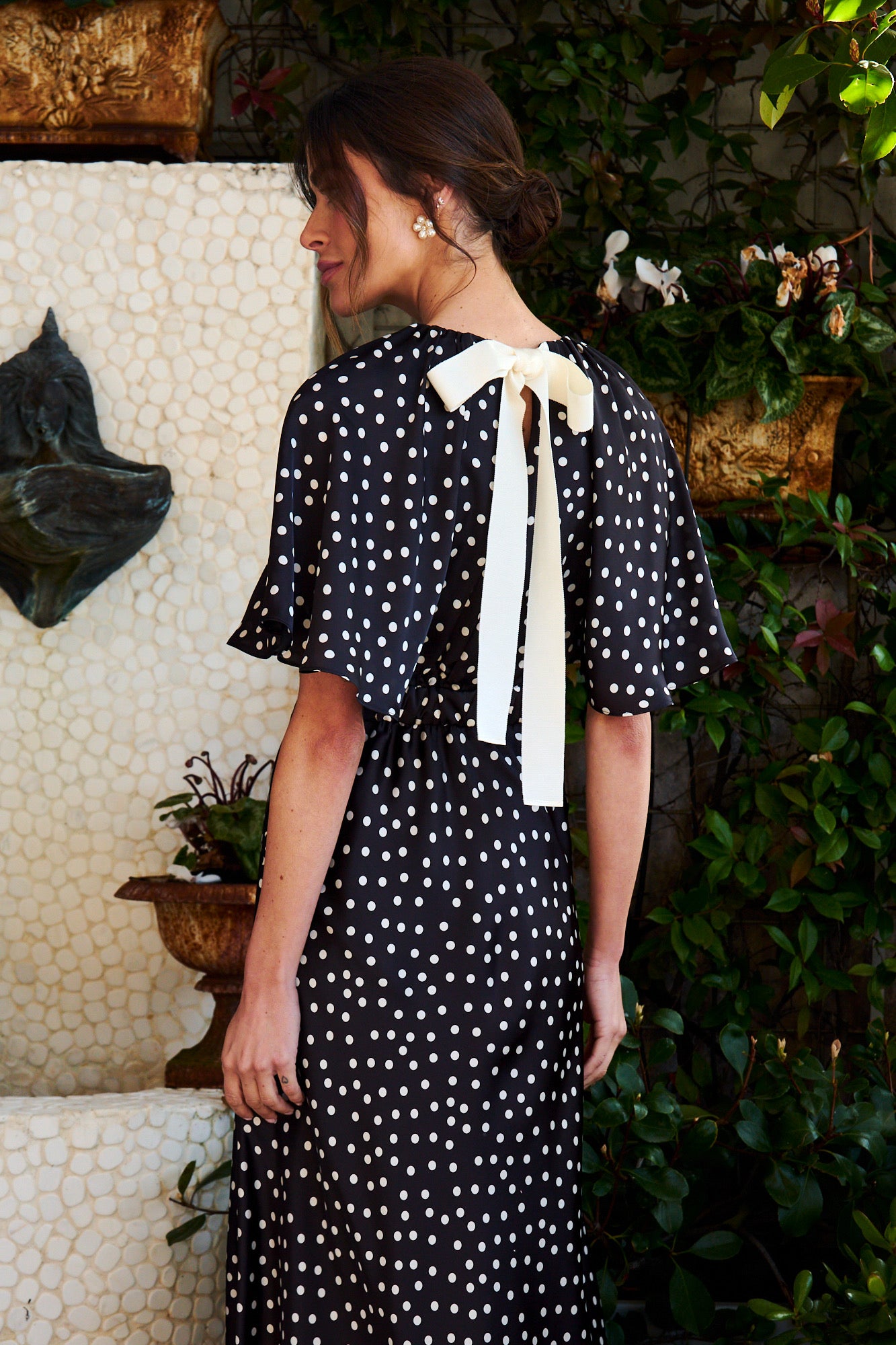 Vestido Carmen midi negro