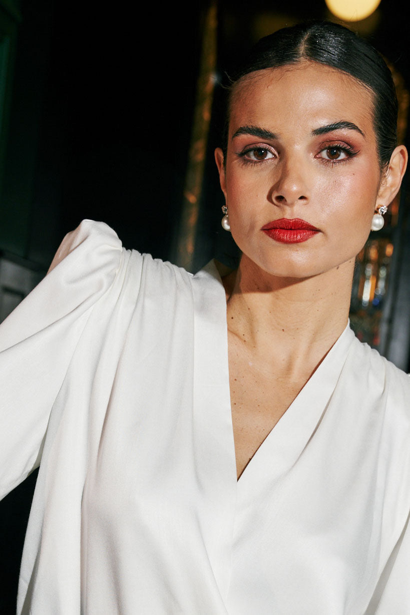 Blusa Valentina manga corta