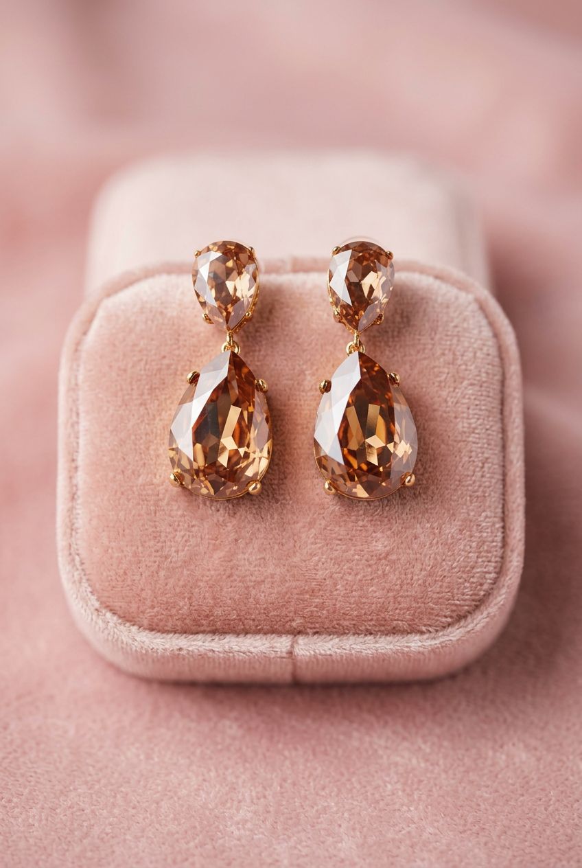 Pendientes Angelina ámbar OUTLET