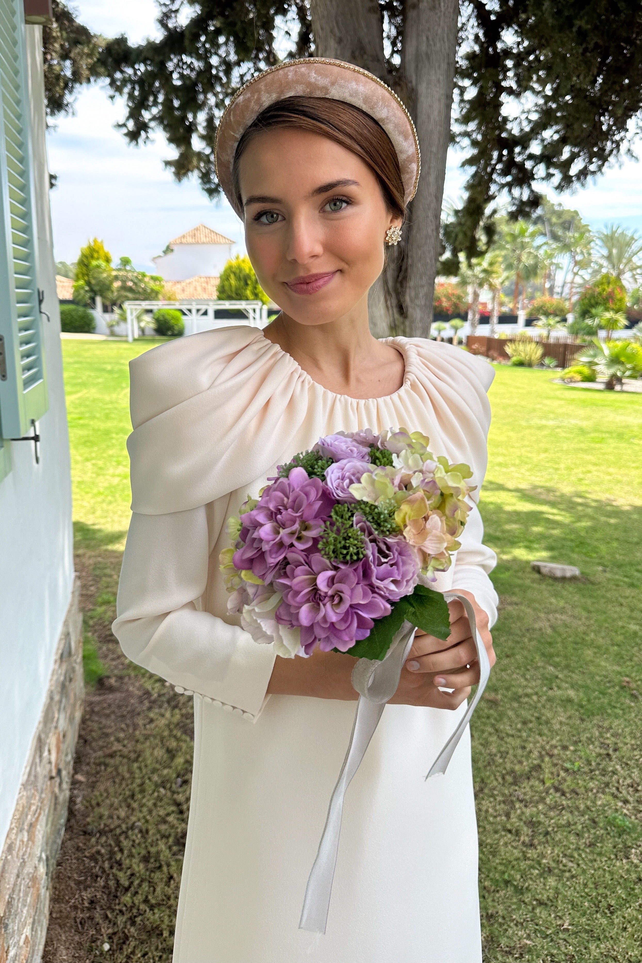 Bgo and Me Corina Midi Tunic with sleeves for courthouse wedding