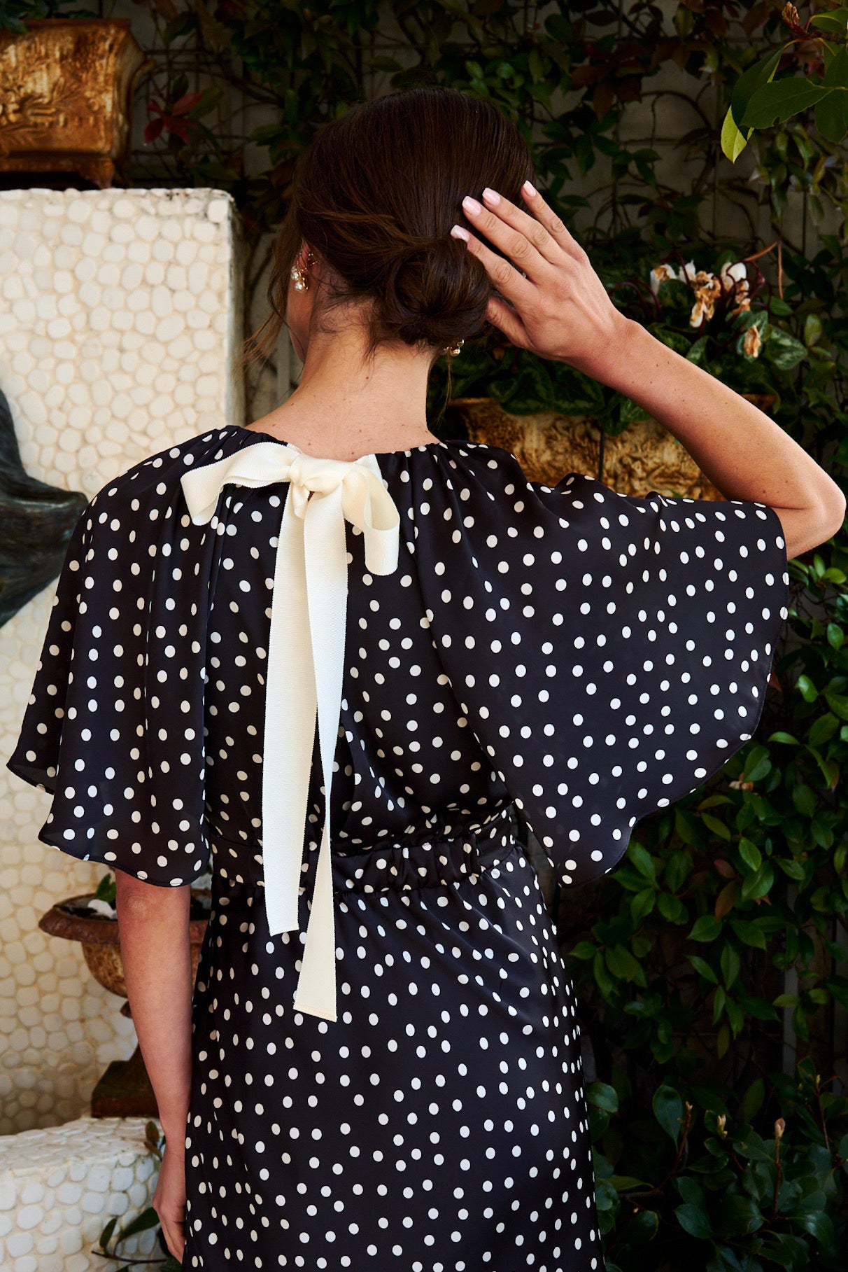 Vestido Carmen midi negro