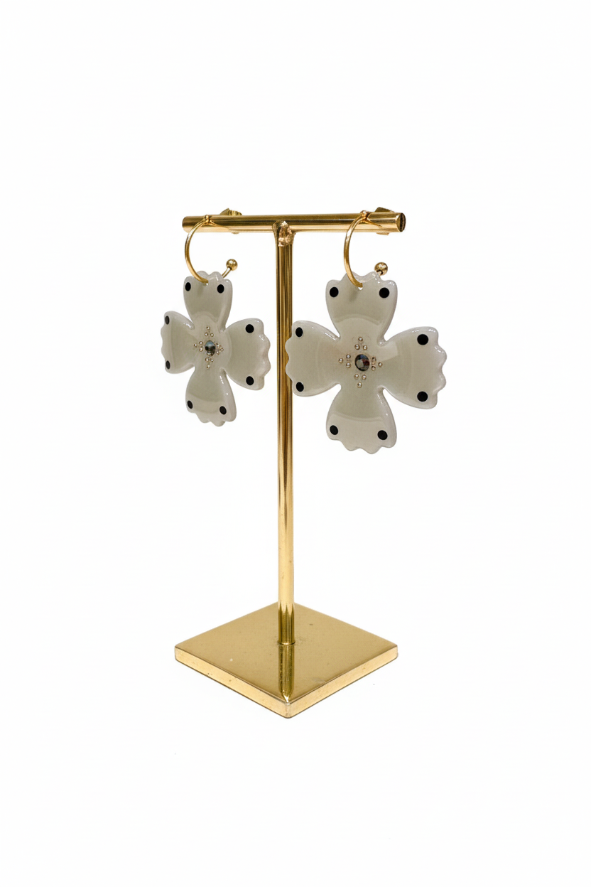 Pendientes nácar gris OUTLET