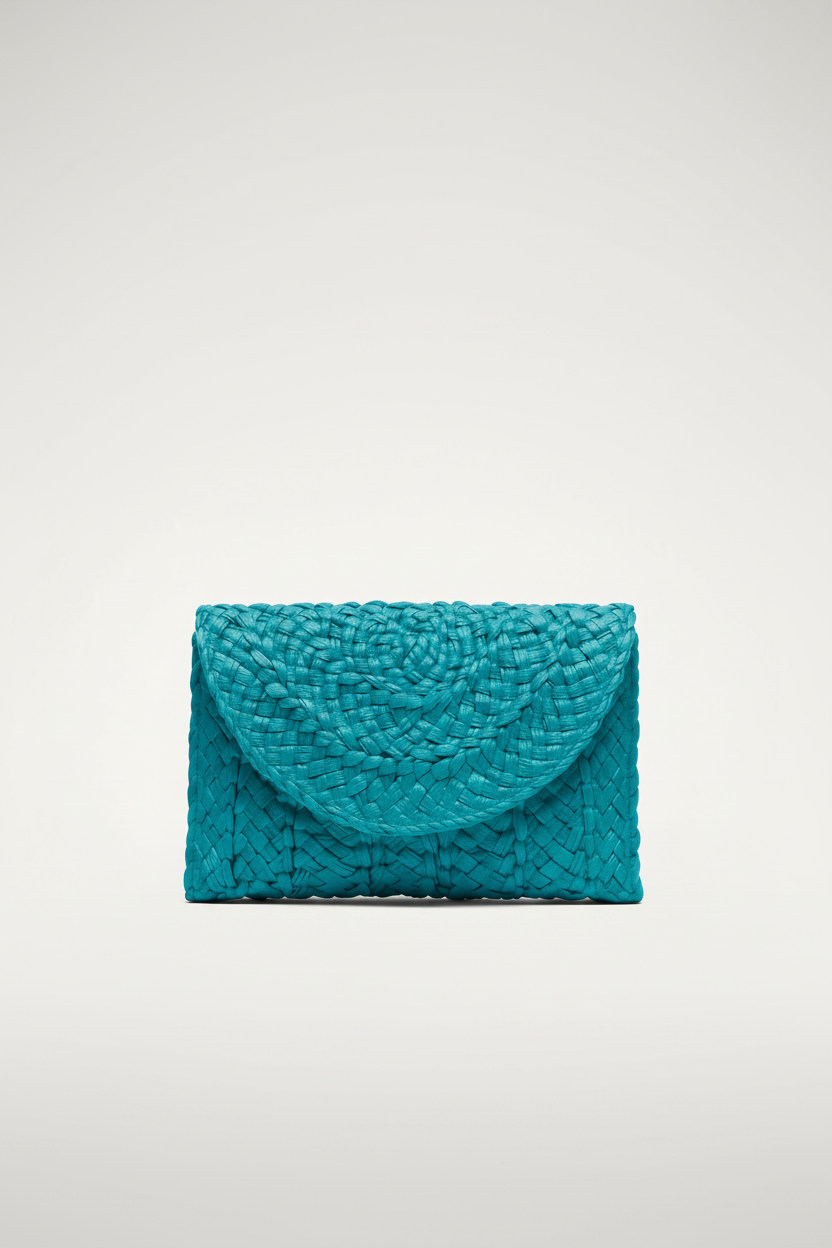 Raffia wallet OUTLET