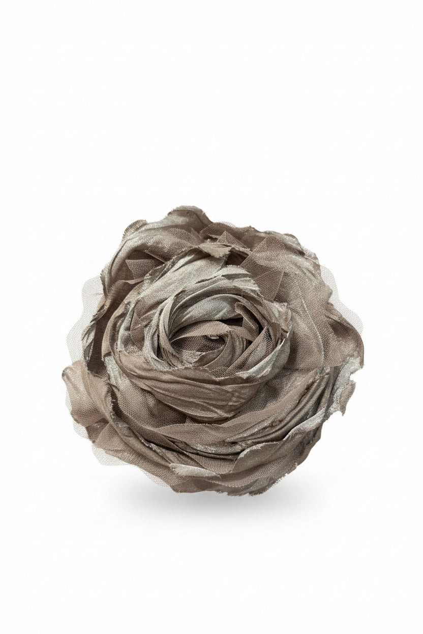 Tulle flower brooch/hair clip OUTLET