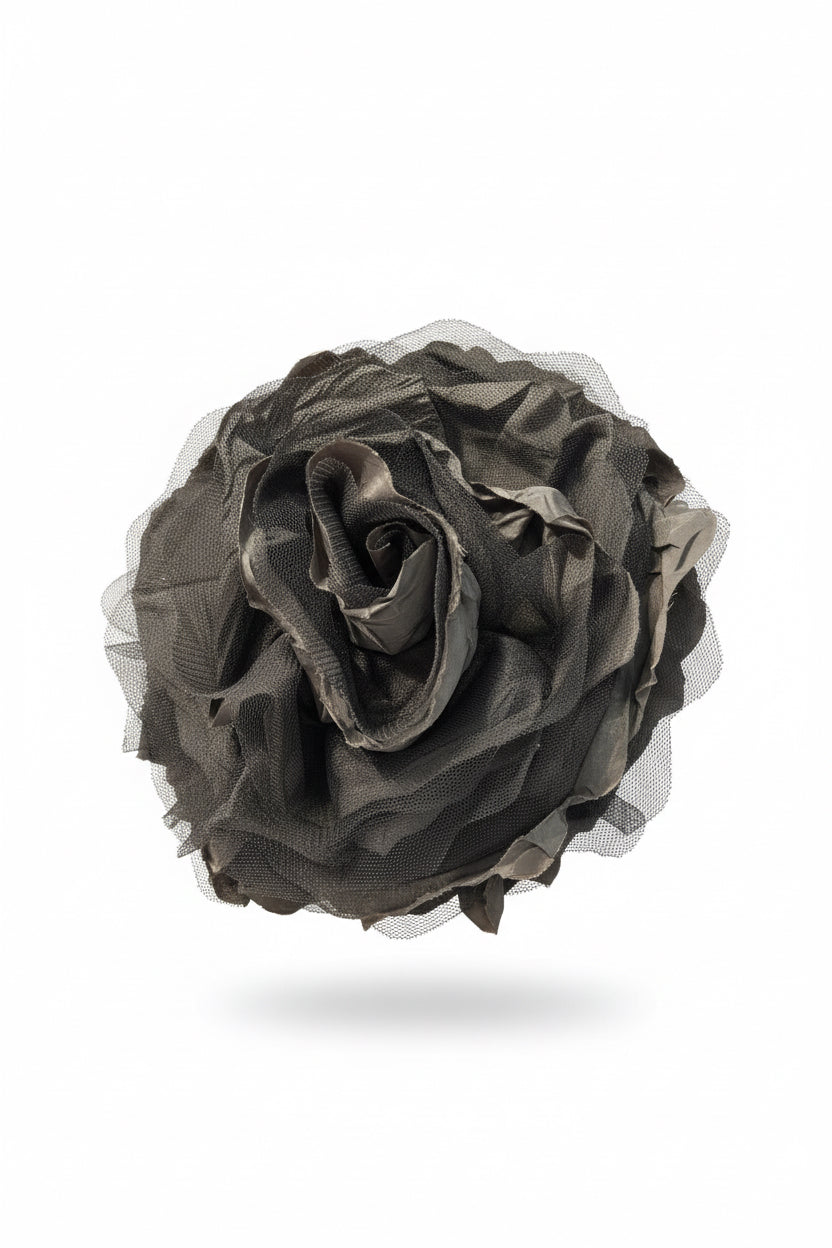 Tulle flower brooch/hair clip OUTLET