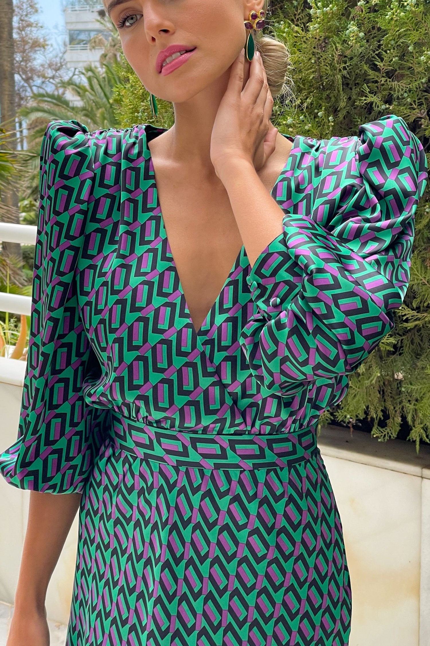 Vestido Málaga mangas