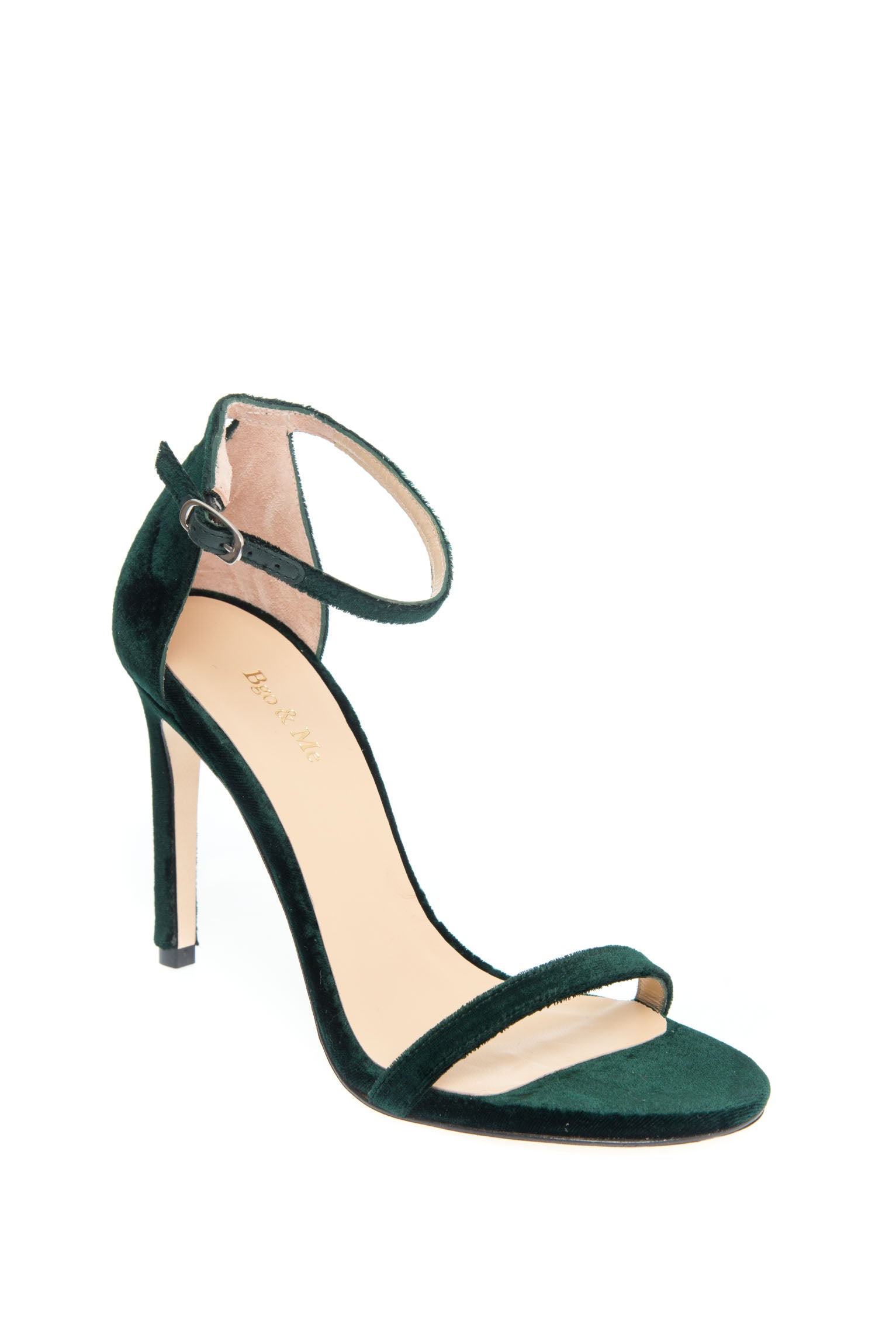 Green velvet sandals 36 OUTLET – Bgo Me